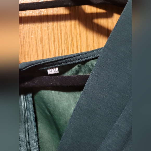 Retro Stage vintage green dress size 4x - Picture 2 of 3